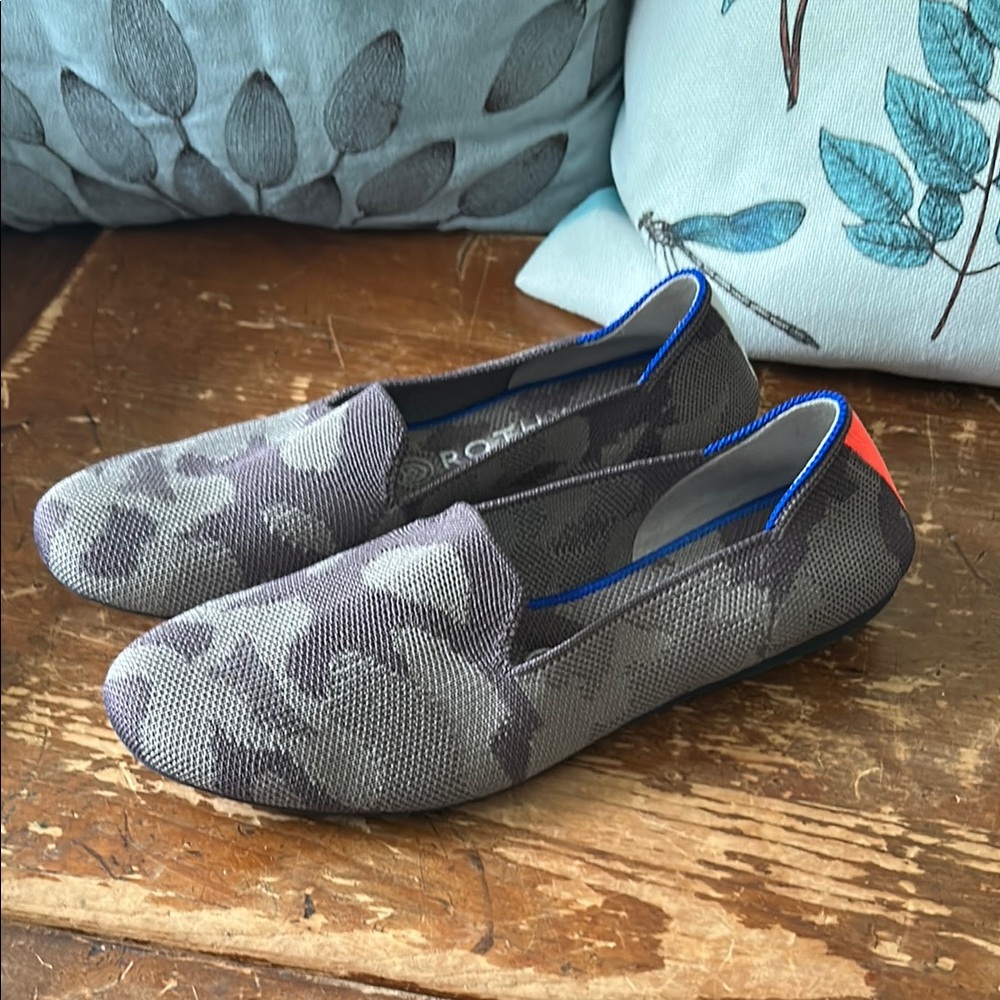 Rothy's Gray Camouflage Women's ballet flat